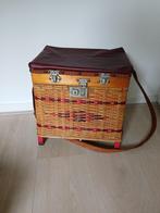 Vintage viskoffer - mooi als accesoire, Antiek en Kunst, Ophalen