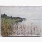 Coenraad Matthias Garms (1863-1944) olie op doek 29x40 cm c8, Ophalen of Verzenden