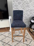 Hoge stoel van ikea, Huis en Inrichting, Stoelen, Ophalen, Blauw, Zo goed als nieuw, Eén