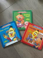 Sesamstraat Boekjes - 3 Kartonnen Boekjes, Ophalen, Zo goed als nieuw, 1 tot 2 jaar