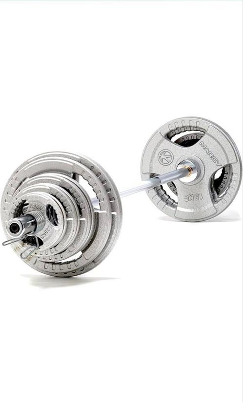 Marcy 50 mm halterset 140 kg, Sport en Fitness, Fitnessmaterialen, Nieuw, Ophalen