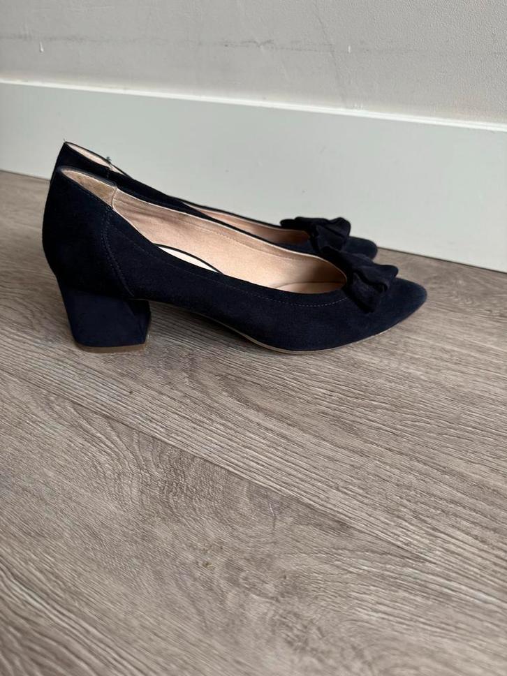 Paul Green Suède Schoenen, Kleding | Dames, Schoenen, Zo goed als nieuw, Schoenen met lage hakken, Blauw, Ophalen of Verzenden