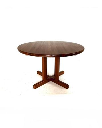 Vintage XXL Deense eettafel, Dyrlund jaren ‘70 beschikbaar voor biedingen