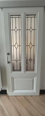 Schuifdeur wit, Doe-het-zelf en Verbouw, Deuren en Horren, Ophalen, Binnendeur, Schuifdeur, 200 tot 215 cm