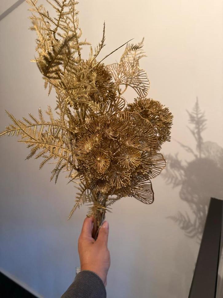 Gouden Decoratieve Takken, Huis en Inrichting, Woonaccessoires | Droogbloemen, Zo goed als nieuw, Ophalen