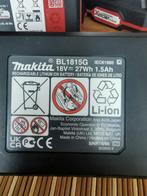 Makita bl1815g, Ophalen of Verzenden, Zo goed als nieuw