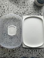 Tupperware vleeswaren doos, Huis en Inrichting, Keuken | Tupperware, Ophalen of Verzenden, Zo goed als nieuw, Wit, Overige typen