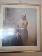 Vermeer's Melkmeisje - Ingelijste Print, Antiek en Kunst, Ophalen of Verzenden