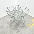 Bijzettafel Fratelli Campana Alessi mod Blow Up design, Ophalen, Metaal of Aluminium, Minder dan 45 cm