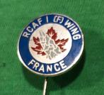 Speldje RCAF France emaille, Ophalen of Verzenden, Zo goed als nieuw, Overige onderwerpen