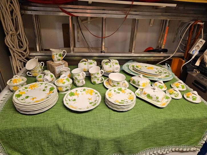 Villeroy en Boch Geranium Malva servies, Huis en Inrichting, Keuken | Servies, Nieuw, Compleet servies, Overige stijlen, Porselein