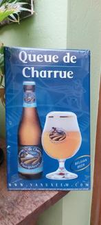 Reclamebord bier Ploegsteert blond / Queue de Charrue blonde, Ophalen of Verzenden, Nieuw, Reclamebord, Plaat of Schild, Overige merken
