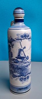 Delfts Blauw Fles met Molen, Antiek en Kunst, Antiek | Keramiek en Aardewerk, Ophalen