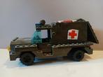 Sluban Lego Ziekenwagen + 2 Poppetjes + Brancard, Ophalen of Verzenden, Gebruikt, Overige merken