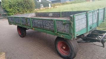 Landbouw wagen 5.5 mtr opklapbaare borden beschikbaar voor biedingen