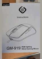 Nieuwe GM-919 Gaming Muis, Muis, -, Gaming muis, -