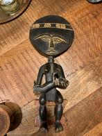 Afrikaanse Houten Beeld - Vrouw met Kind, Antiek en Kunst, Ophalen of Verzenden