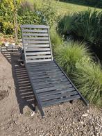 Mooi houten ligbed, zwart, Ophalen, Gebruikt, Hout