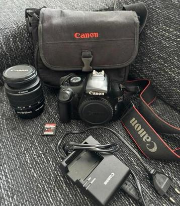 Canon EOS 1100D inclusief SD kaart en accesoires