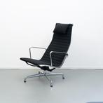 2x Vitra Eames EA 124 + 125 Set Zwart Hopsak - Chroom, Huis en Inrichting, Fauteuils, Ophalen of Verzenden, Zo goed als nieuw