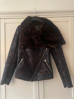 Warme dames jas met fake fur van Goosecraft maat S, Goosecraft, Blauw, Ophalen of Verzenden, Maat 36 (S)