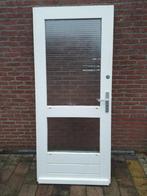 deur voordeur buitendeur hardhout, Ophalen, 80 tot 100 cm, 200 tot 215 cm, Hout