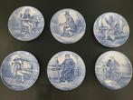 Vintage Boch Keramis Delft Borden Set, Antiek en Kunst, Antiek | Servies los, Ophalen of Verzenden