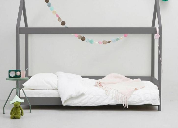 Nous kids amy kinderbed 90x200 z.g.a.n.!, Kinderen en Baby's, Kinderkamer | Bedden, Zo goed als nieuw, 180 cm of meer, 85 tot 100 cm