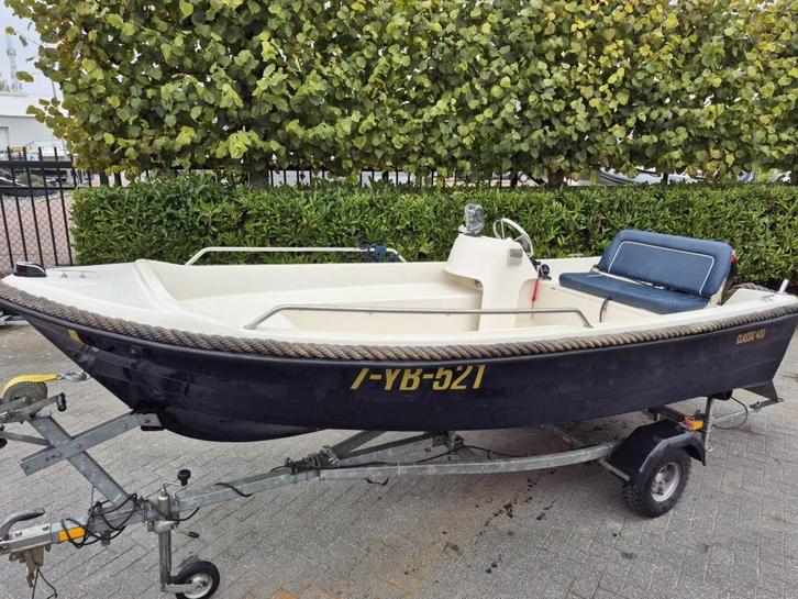 BG Classic Classic 440 Incl Suzuki DF15 Fourstroke, Watersport en Boten, Sloepen, Gebruikt, 10 tot 30 pk, 3 tot 6 meter, Buitenboordmotor