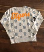 🐅 Mt 134 140 sweater trui TIJGER grijs oranje jongen, Ophalen of Verzenden, Zo goed als nieuw, Jongen, Trui of Vest