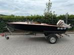 Klassieke houten speedboot, Watersport en Boten, Motorboten en Motorjachten, Ophalen, Gebruikt, Minder dan 10 pk, Tot 6 meter