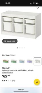 Trofast opbergkast, Ophalen, Zo goed als nieuw, 75 tot 100 cm, Minder dan 50 cm