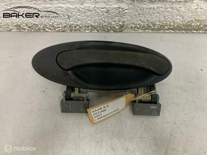 Handgreep deur linksachter Saab 9-5 ('97-'11) 5510086, Auto-onderdelen, Klein materiaal, Saab, Gebruikt, Ophalen of Verzenden
