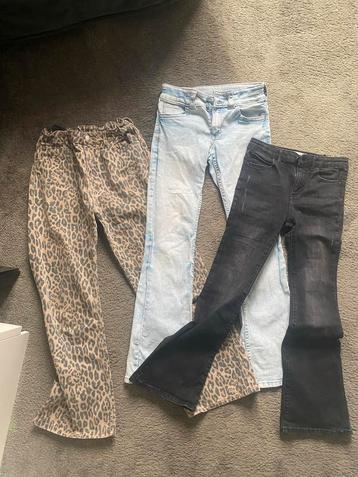 3 x Jeans 152/158 - H&M, Shoeby beschikbaar voor biedingen