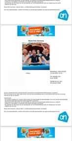 6x toegangskaarten moviepark, Tickets en Kaartjes, Drie personen of meer, Ticket of Toegangskaart