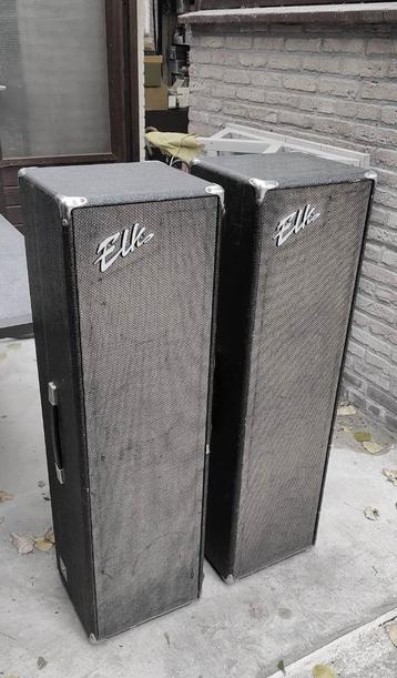 ELK PA speakers 60er 70er jaren podium luidsprekers vintage beschikbaar voor biedingen