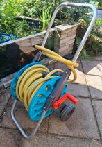 Complete set  Gardena Tuinslang, Slangenhaspel ruim 20 meter, Ophalen, Gebruikt, Tuinslang