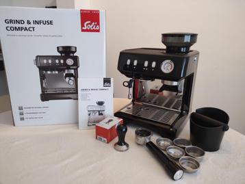 Solis Grind & Infuse Compact 1018 Espresso  pistonmachine beschikbaar voor biedingen