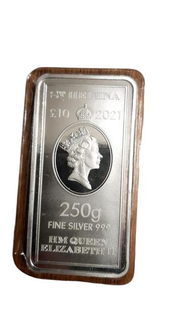 250 grams zilver muntbaren st Helena beschikbaar voor biedingen