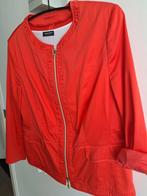 BASLER katoen Jasje Koraalrood 46, met rits, Ophalen of Verzenden, Zo goed als nieuw, Maat 46/48 (XL) of groter