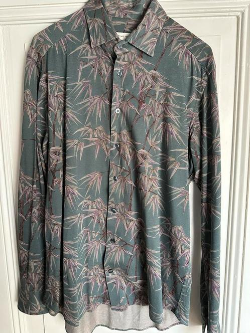 Etro by Oger, mt 40, zgan, superluxe zomershirt., Kleding | Heren, Overhemden, Zo goed als nieuw, Halswijdte 39/40 (M), Groen