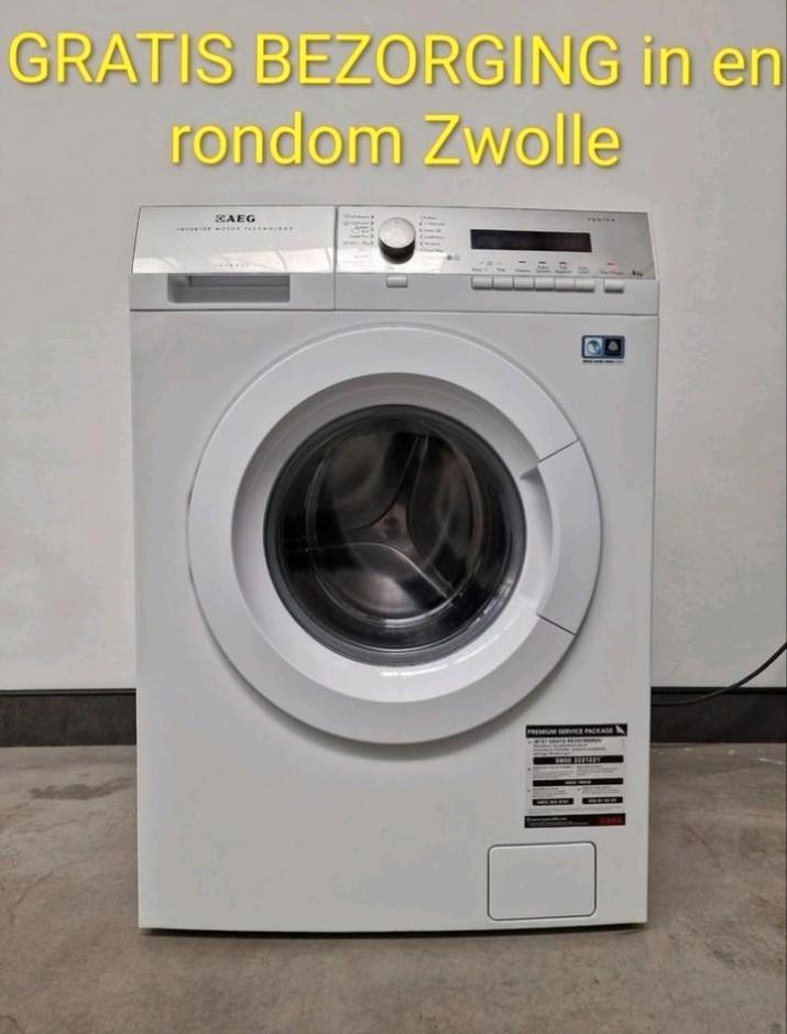 Wasmachine AEG A+++ (ZGAN---GRATIS BEZORGING IN ZWOLLE, Witgoed en Apparatuur, Wasmachines, Zo goed als nieuw, 8 tot 10 kg, 85 tot 90 cm