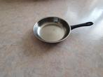 TeKoop RVS Koekenpan 28cm i.z.g.st.€7., Ophalen, Gebruikt, Keramische plaat, Rvs
