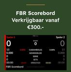 Biljart scorebord, Eén persoon