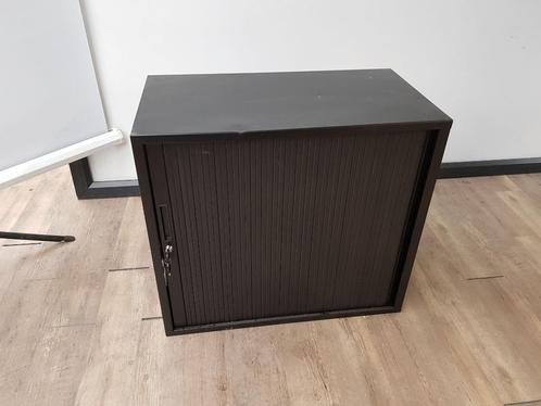 Roldeurkast zwart 72,5 x 80 cm, Huis en Inrichting, Woonaccessoires | Overige, Gebruikt, Ophalen