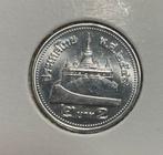 2 baht Thailand, Ophalen of Verzenden, Zuidoost-Azië