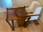 Vintage Torck stoel 2 in 1: kinderstoel en speelset/duwauto, Kinderen en Baby's, Kinderstoelen, Ophalen, Gebruikt, Meegroeistoel