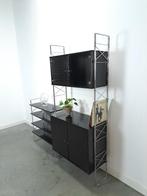 Set Deens design Denka modulaire kast en stellingkast, Huis en Inrichting, Kasten | Wandmeubels, Ophalen of Verzenden, Minder dan 150 cm