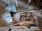 Vintage verzameling landbouwwerktuigen en gewichten, Antiek en Kunst, Antiek | Gereedschap en Instrumenten, Ophalen
