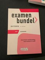 Examenbundel economie vwo 2017/2018, Ophalen of Verzenden, Zo goed als nieuw, VWO, Economie